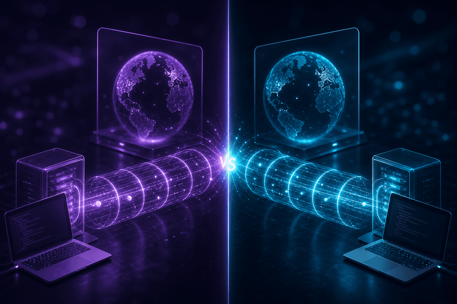 A side-by-side comparison of two localhost tunneling tools.