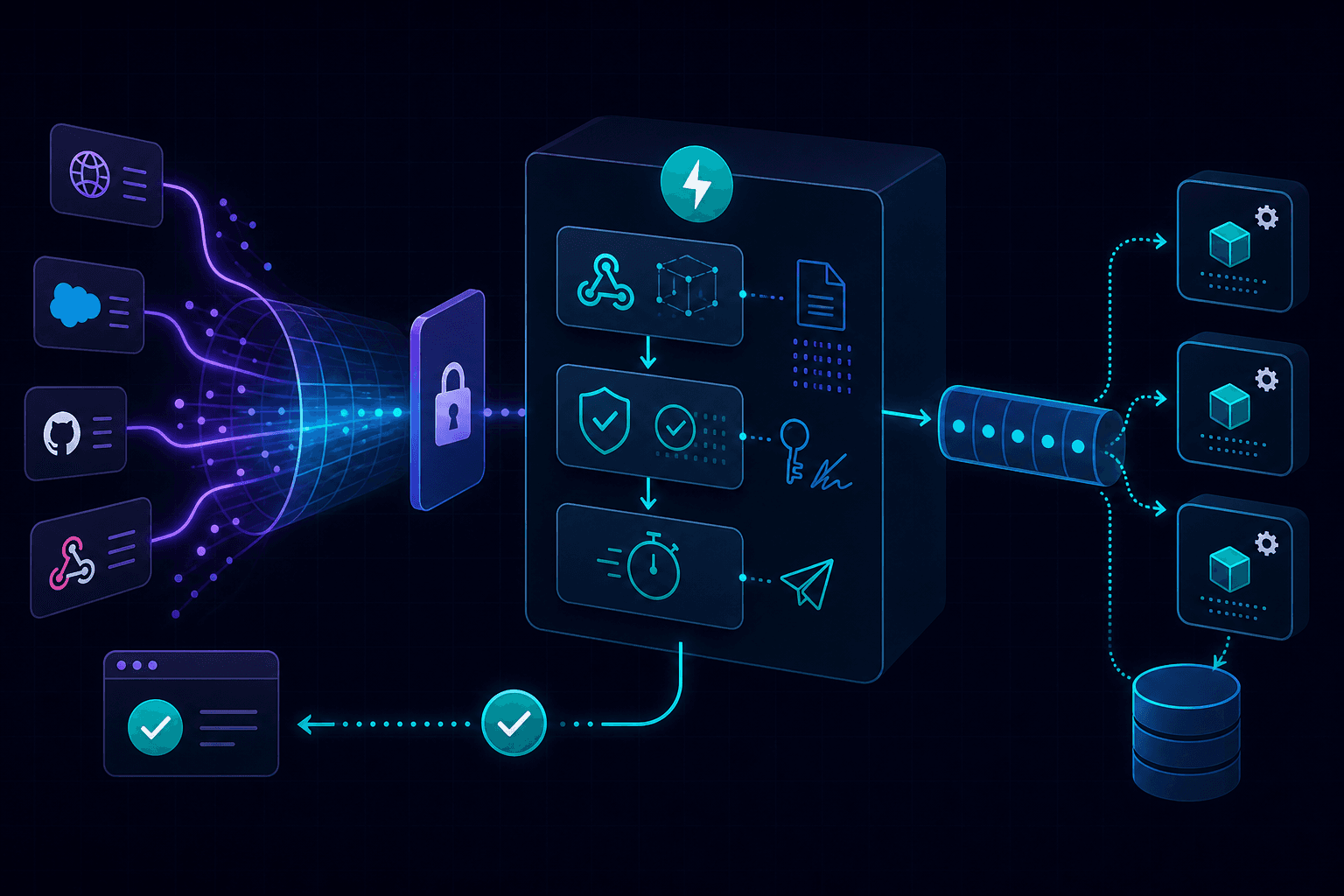 Cover illustration: FastAPI Webhook Local Testing: Request.body, Signatures, Async Safety